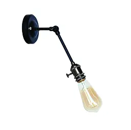 Бра настінне Levistella 752WG1504-1, E27, 60W, чорний метал, сучасний стиль для дому