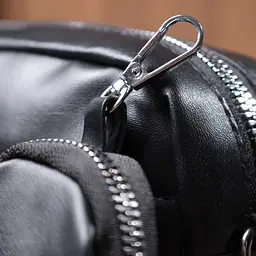 Жіноча сумка крос-боді Vintage 22796 з екошкіри 19.5х12.5х6.5 см Чорна - мініатюра 10