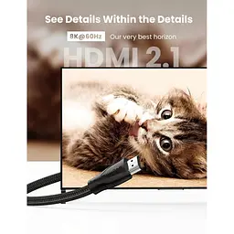 Кабель Ugreen HDMI to HDMI V2.1 Braided Cable 3m HD140 [84346] - мініатюра 8