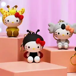 Колекційна фігурка-брелок #sbabam Hello Kitty - Карнавал Хеллоу Кітті в асортименті (5/CN24) - мініатюра 4