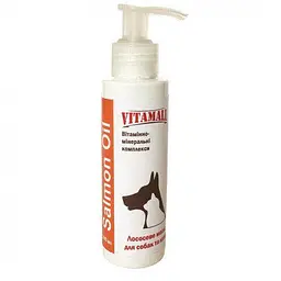 Олія VitamAll Salmon Oil для котів та собак, лососева, 100 мл