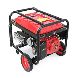 Генератор бензиновий COVAX EPH12500E2-GAS, 8.0kW, бензин/газ, однофазний 220V, 50Hz, DC12V, 18HP, Electric Starter, tank 25L, 705x560x570mm, 86kg - мініатюра 2