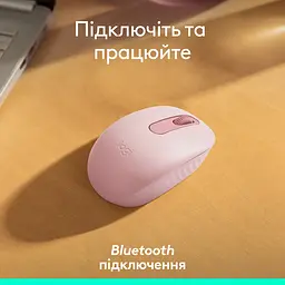 Миша Logitech M196 bluetooth рожевий (L910-007461) (7031697) - мініатюра 2