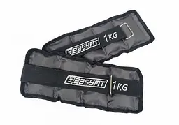 Обтяжувачі для ніг та рук з металом Metal 1 кг (пара) EasyFit fit0024838