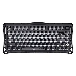 Клавіатура GravaStar Mercury K1 80 keys Kailh Cherry Pink EN BT/WL/USB Stealth Black (GSK1_XTAL_BLK)