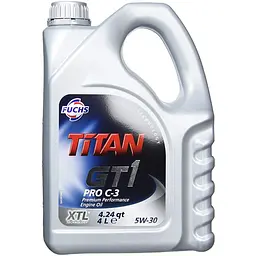Автомобільна моторна олива FUCHS TITAN GT1 PRO C3 5W-30 4л