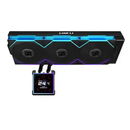 Система рідинного охолодження Lian Li HydroShift II LCD-S 360CL Black (G89.GHS2LCDS36CB.00) - мініатюра 2