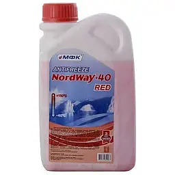Антифриз NordWay G12 -40 ° C червоний 1л - мініатюра 2