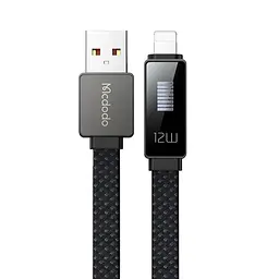 Кабель McDodo LED Display Lightning Data Cable 3A 1.2m Чорний