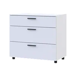 Комод Doros Торн Білий 3Ш 90х51.6х80 (41510157)