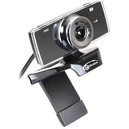 Веб-камера Gemix F9, 1.3 Mpx, 640x480, USB 2.0, вбудований мікрофон чорна (F9 чорний)
