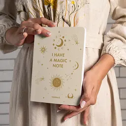 Блокнот у клітинку «I HAVE A MAGIC NOTE» бежевий - мініатюра 4