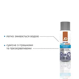 Анальна змазка JO ANAL H2O — COOLING (60 мл) охолоджувальна, на водній основі - мініатюра 3