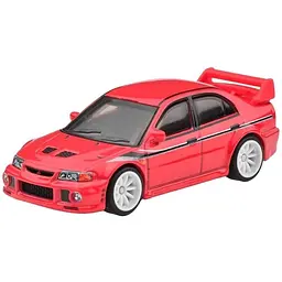 Колекційна модель машинки Hot Wheels Mitsubishi Lancer Evolution VI серії Преміальні авто червона (GJT68/HKF26) - мініатюра 2