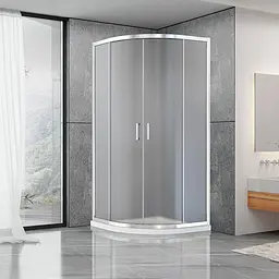 Душова кабіна Dusel A-511 100x100x190 шиншила, Хром, Універсальна, матовий, хром, 100x100