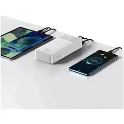 Зовнішній акумулятор Baseus bipow digital display 15w 30000 мАг - мініатюра 2