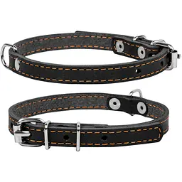 Нашийник Collar одинарний, 32-40х2 см, чорний