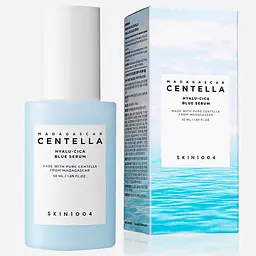 Сироватка для обличчя зволожуюча Madagascar Centella Hyalu-Cica Blue Serum SKIN1004 50 мл - мініатюра 2