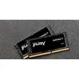 Модуль пам'яті для ноутбука SoDIMM DDR4 32GB (2x16GB) 3200 MHz Impact Kingston Fury (ex.HyperX) (KF432S20IBK2/32) - мініатюра 2