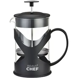 Френч-прес Bravo Chef L'Appetit 600 мл чорний (BC-7302-600) - мініатюра 2