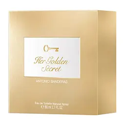 Туалетна вода Antonio Banderas Her Golden Secret eau de toilette, 80 мл (6514439201/65144392) - мініатюра 2
