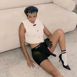 Шорти з фіксацією ділдо Strap-On-Me Harness Lingerie Halo, XL - мініатюра 9