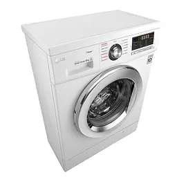 Пральна машина LG з фронтальним завантаженням F1096SDS3, 4кг, 1000, A++, Пар, глибина 36см, Дисплей, Інвертор, Білий (F1096SDS3) - мініатюра 8