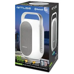 Колонка портативна з ручкою Muse ML-625 BT біла - мініатюра 3