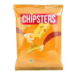 Чіпси Chipsters сир 100 г