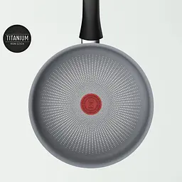 Tefal Сотейник Halo, 24см, з кришкою, алюміній, бакеліт, скло, сірий - мініатюра 3