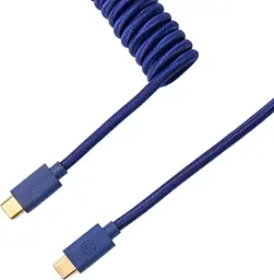 Кабель Keychron Type-A/Type-C Coiled Cable Blue (CABL_KEYCHRON) - мініатюра 2
