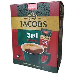 Кавовий напій Jacobs 3 в 1 Dynamix 12.5 г х 24 шт. - мініатюра 3