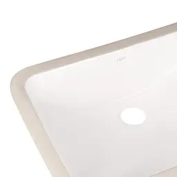 Умивальник Qtap Stork врізний прямокутний 530x370x200 мм White + донний клапан PU02O, Білий - мініатюра 5