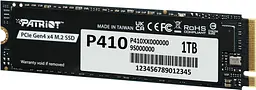 SSD NVMe накопичувач PATRIOT P410 1Tb PCIe Gen4x4 M.2 2280 (P410P1TBM28H) - мініатюра 2
