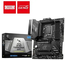 Материнська плата MSI MAG B760 TOMAHAWK WIFI (MAG B760 TOMAHAWK WIFI) (Socket 1700, Intel B760, ATX) - мініатюра 5