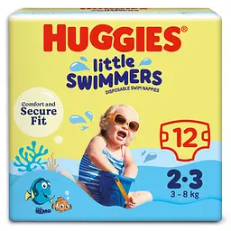 Підгузки для плавання Huggies Little Swimmers 2-3 12 шт. - мініатюра 2