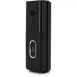 Автономний вуличний/внутрішній Відеодзвінок 2MP YOSO DoorVision-WIFI-02-2 Tuya. на батареях 18650 . WIFI. запис на карту SD. Чорний (акумулятори не входять в комплект)
