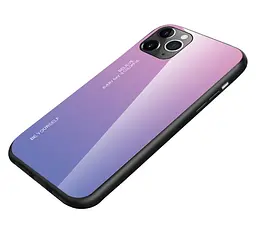 Чохол бампер Primolux Gradient Glass для Apple iPhone 11 Pro Max Pink - мініатюра 3