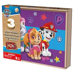 Пазл Paw Patrol дерев'яний 3 в 1 (SM98297/6066794) - мініатюра 2