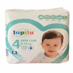 Підгузки Lupilu Skin Care 4 Maxi (8-16 кг), 33 шт