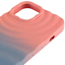 Чохол TPU ColorWave для Apple iPhone 12 Pro / 12 (6.1) Peach / Sky - мініатюра 4