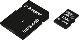 Memory card microSDXC 128Gb GoodRAM (class 10 UHS I U1) Retail + adapter - мініатюра 2