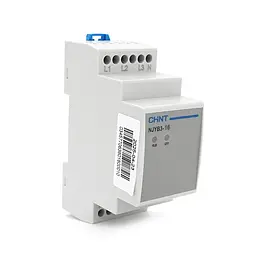 Реле контролю фаз CHINT NJYB3-16 AC220V, 3F4P, Захист обриву/послідовності фаз, Ue240/415V, Ie0.75/0.47, 1CO+1NO