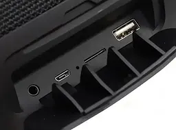 Портативна Вluetooth колонка Boombox 2 B15/ 8172 Бумбокс RGB підсвічування 1800 mAh 2х5 Вт microSD Вlack - мініатюра 3