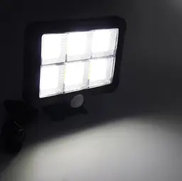 LED вуличний світильник на сонячних батареях автономний вологостійкий із датчиком руху для двору SL-F120 - мініатюра 3