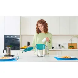 Фільтр-глечик Ecosoft Maxima 5л (3.5л очищеної води) з фільтр-картриджем, аква грін (FMVMAXIMADGECO) - мініатюра 2