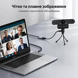 Кабель-подовжувач UGREEN US115 USB 3.0 Type-A 5 м чорний (25285) - мініатюра 7