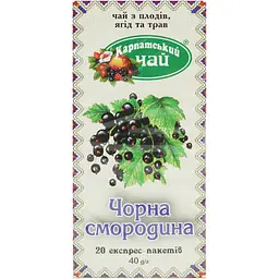 Чай Карпатський Чай Чорна смородина 40 г (20 шт. x 2 г) - мініатюра 3