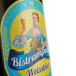 Пиво Bistrampolio Weissbier Wheat світле 4.6% 1 л - мініатюра 3