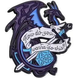 Значок Dungeons & Dragons Підземелля і дракони 3 см CH P DD 05